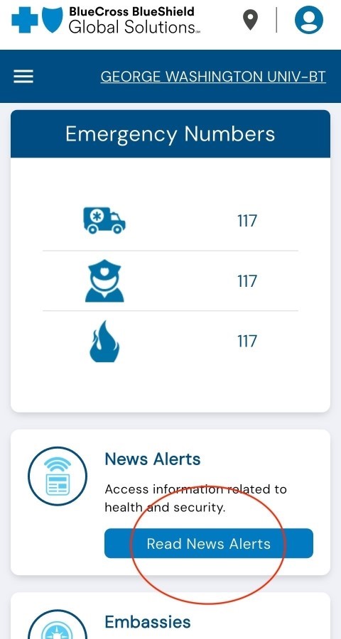 BCBS Global Solutions App Screenshot 4 BCBS Global Solutions app News Alerts screenshot